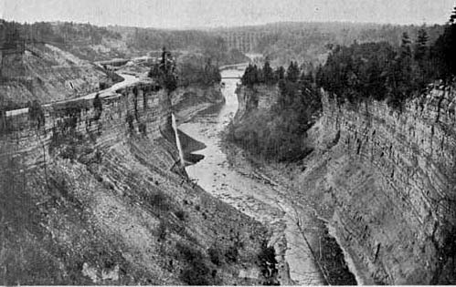 Genesee River and Canal 1860s